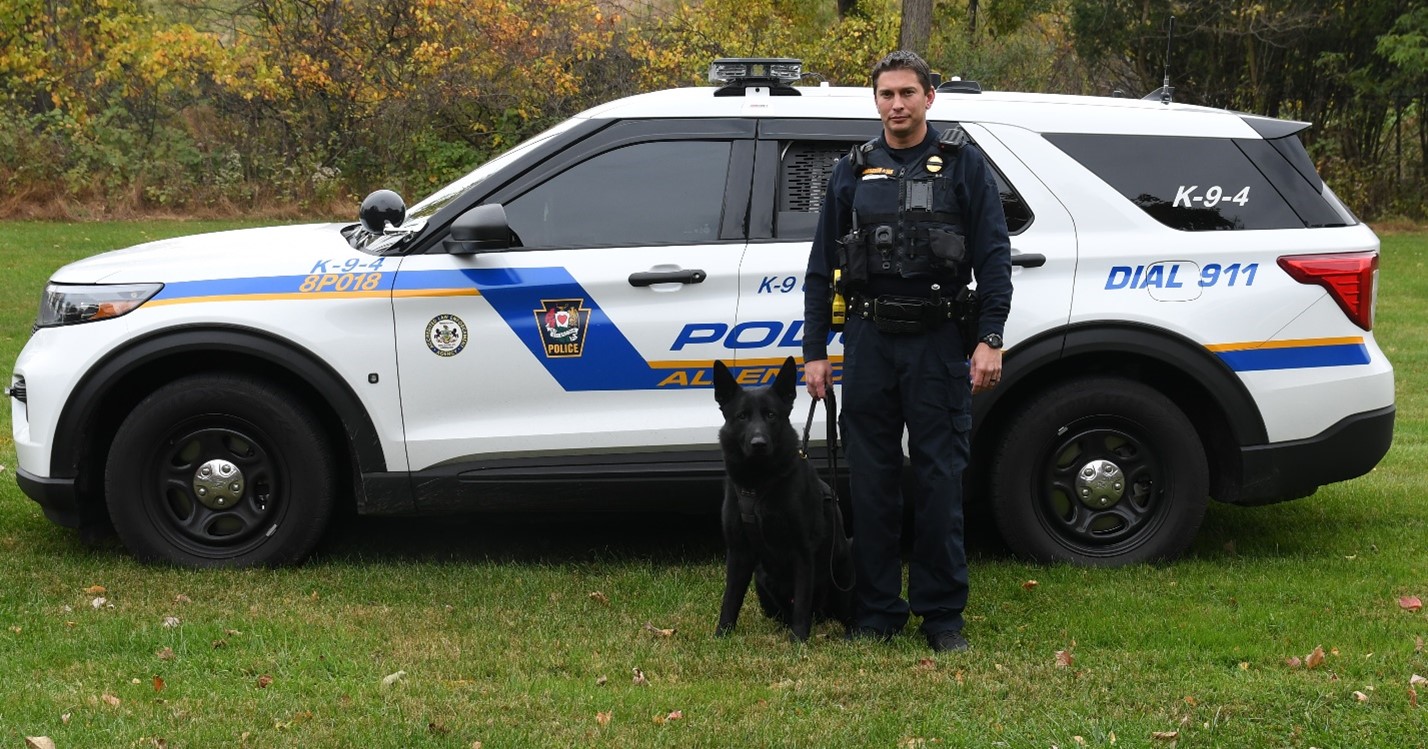 Ofc. Robert Carbaugh - with K9 Romke
